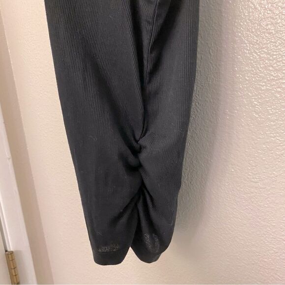 Nik Yoga ribbed Tank Top Dri-Fit Training DD1941 lightweight black womans S - Picture 5 of 6